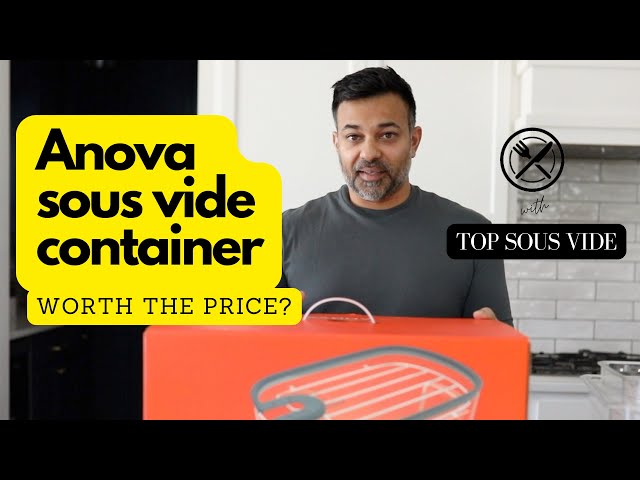 Anova, Not Just a Circulator: Vacuum Sealer & Sous Vide Container [Review]  – JB Sous Vide