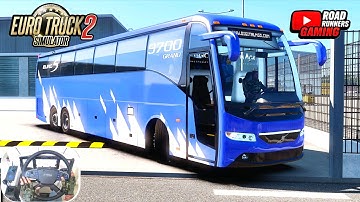 ETS2 | Extreme Real Volvo 9700 Grand Bus Cinematic Drive through Greeneries | Euro Truck Simulator 2