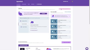 SpareMusic.com - New Dashboard Is Now Out - Music Distribution Done Right!