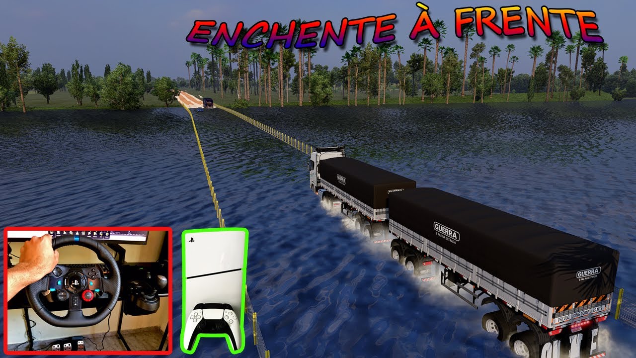 Muita água | Muito mato | Imersão e Realismo na Scania Super 770 CV