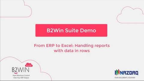 From ERP to Excel: Handling Reports with Data in Rows (Infor LN)