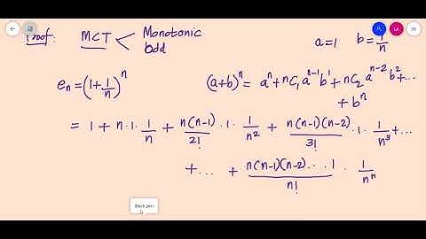 Mathematical Analysis Module II Class 23 Euler number and its sequence part I