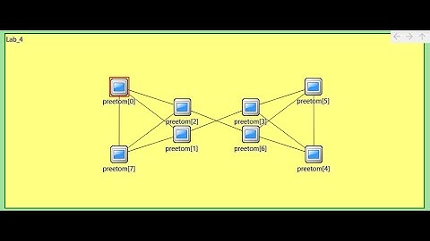 Randomly forwarding message to the destination and count the forwarding of each  node in  Omnet++