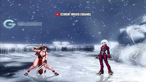 [KOF Mugen] Mai Shiranui Team vs Kula Diamond Team