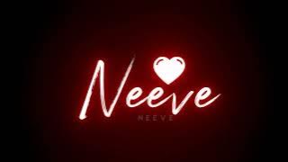 Ninnele❤️ Song ❤️ Whatsapp Status ❤️||Telugu||Love||Black screen lyrics||Radhe Shyam||SS CREATIONS