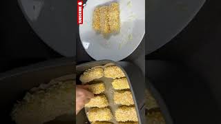 מקלות מוצרלה פריכים באוויר פרייר