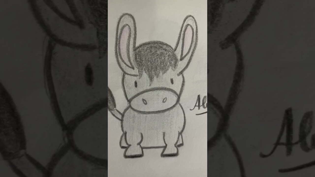 Fun and Easy Donkey Drawing for Beginners