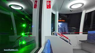 Красная линия скоростного трамвая Тель-Авива ДАНКАЛЬ 🚋 Тель-Авив во время войны