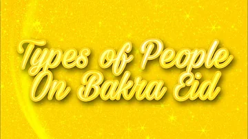 Types of People on Bakra Eid | Ans Ali | Rumman Ali | Tazeem | Rehan | Funny Video