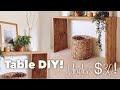 ROOM DECOR ON A BUDGET | DIY ENTRYWAY CONSOLE TABLE UNDER $30 | DECOR STYLING | ROOM MAKEOVER | DIY