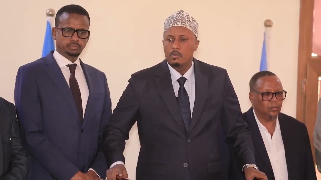 khudbada gudoomiyaha barlamaanka Puntland ee shirka wada tashiga. 0303 2026 PLTV