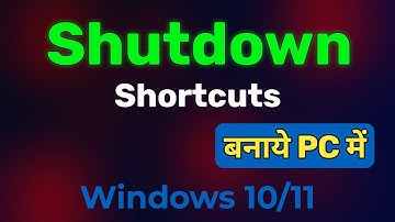 One click shutdown computer | Shutdown Button On The Desktop | One click shutdown shortcut