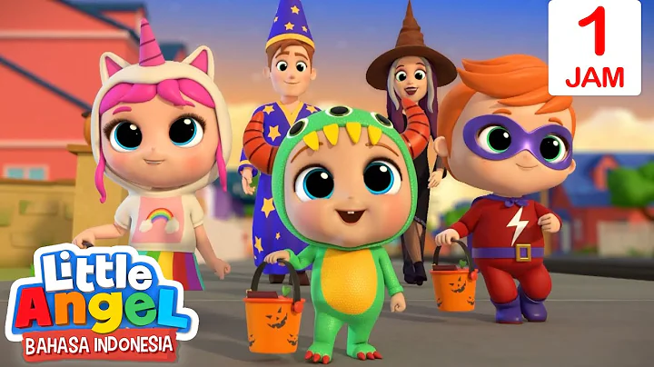 🍬Trick or Treat! Permen di Malam Halloween!🎃 | Little Angel Bahasa Indonesia | Kartun Anak