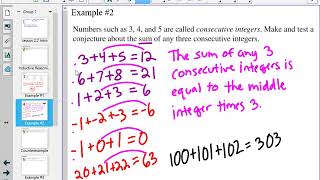 Notes: Lesson 2.2 - Inductive and Deductive Reasoning