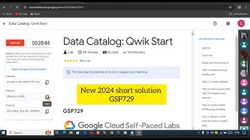 Data Catalog: Qwik Start #GSP729 short solution || New video || #gcp #arcade #googlecloud #gsp