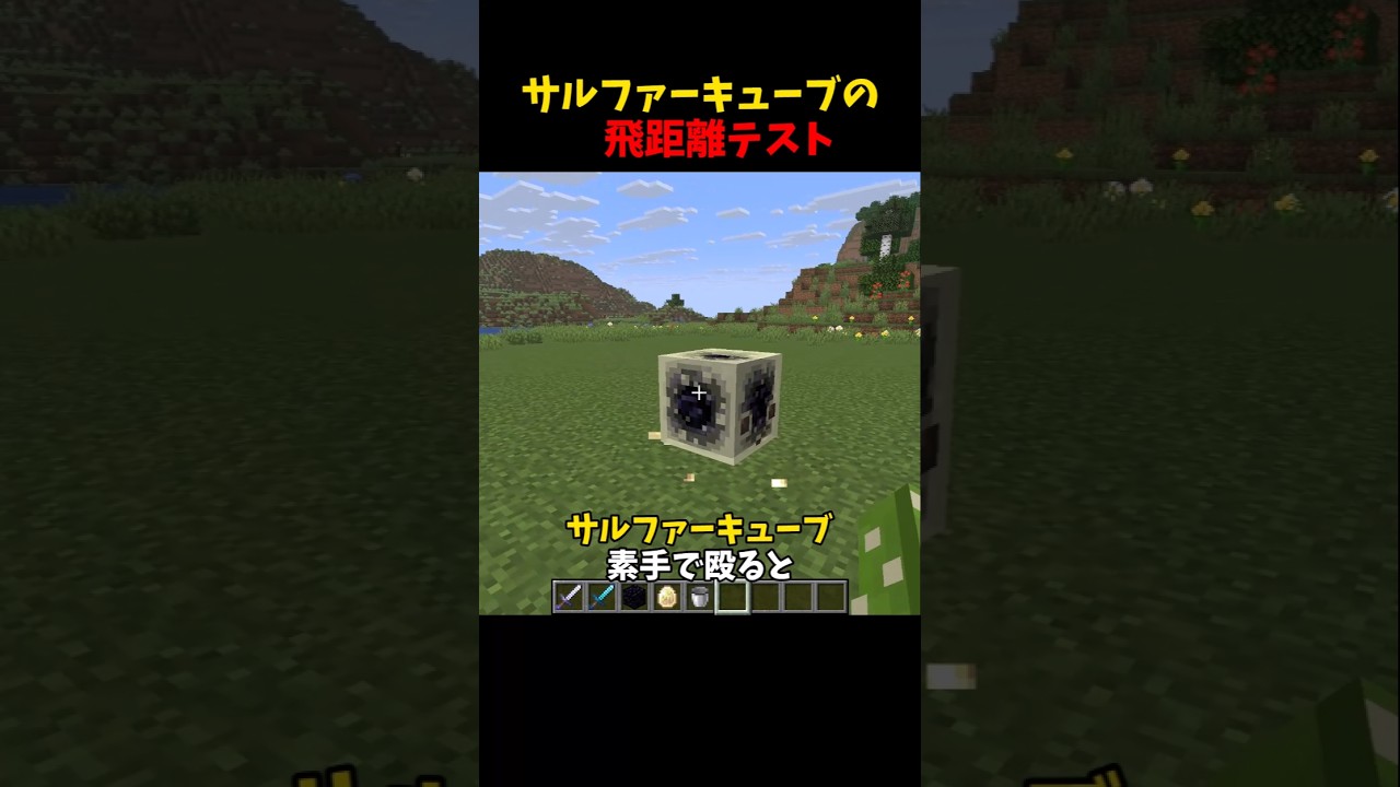 ちょっと音割れしてる?#マイクラ #マインクラフト #minecraft #ショート #shorts