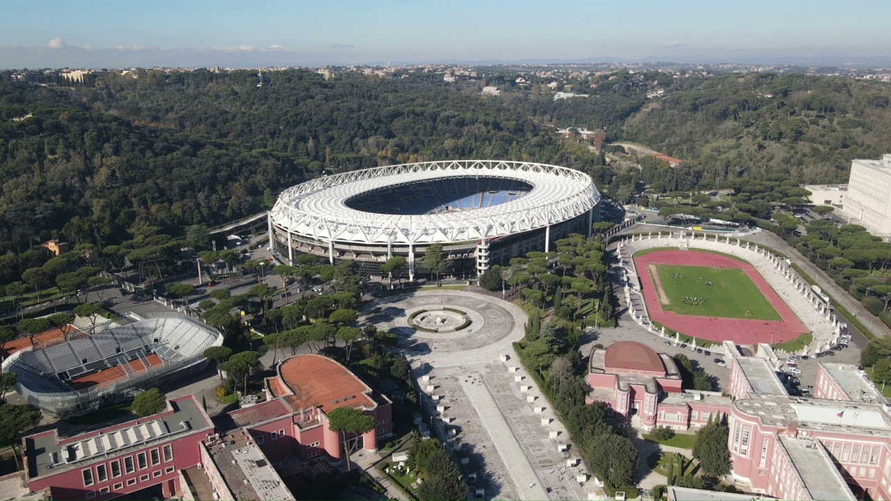 drone sul foro italico 4K, mavic air 2