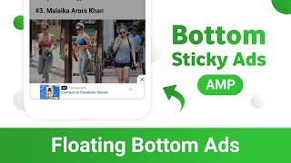 How To Add Sticky Floating Bottom Ads In AMP Site - Hindi screenshot 4