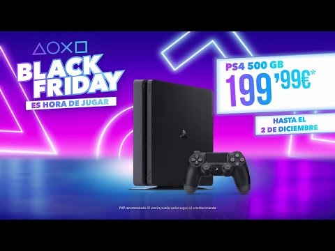 BLACK FRIDAY 2019 PLAYSTATION 4 a 199€ - ES HORA DE JUGAR