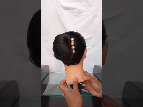Simple Easy Bun Hairstyle | Cute Cool Hairstyle | Short Hair | Hairstyle #shorts