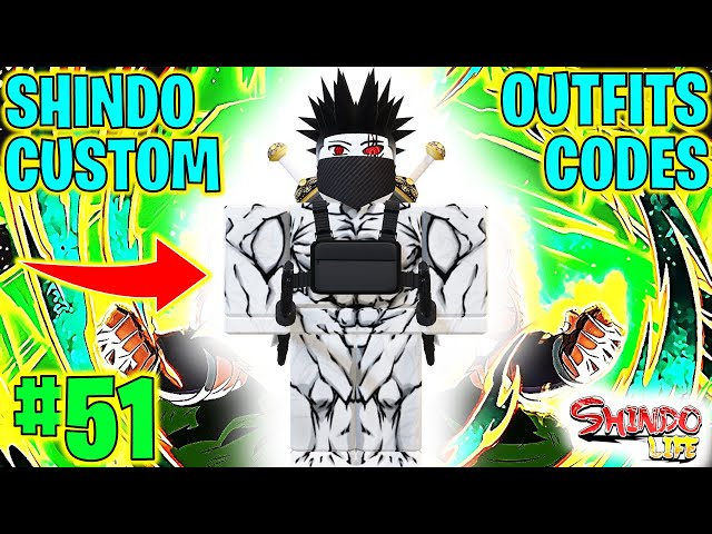 ⭐NEW SHINDO LIFE CUSTOM OUTFITS CODES #34⭐ in 2023