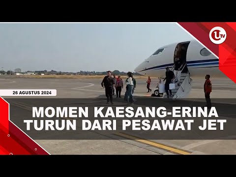 VIRAL, VIDEO KAESANG-ERINA TURUN DARI PESAWAT JET | U-NEWS