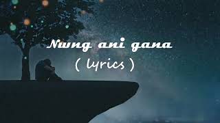 Video thumbnail of "Nwng Ani Gana Kokborok Rock song lyrics video."