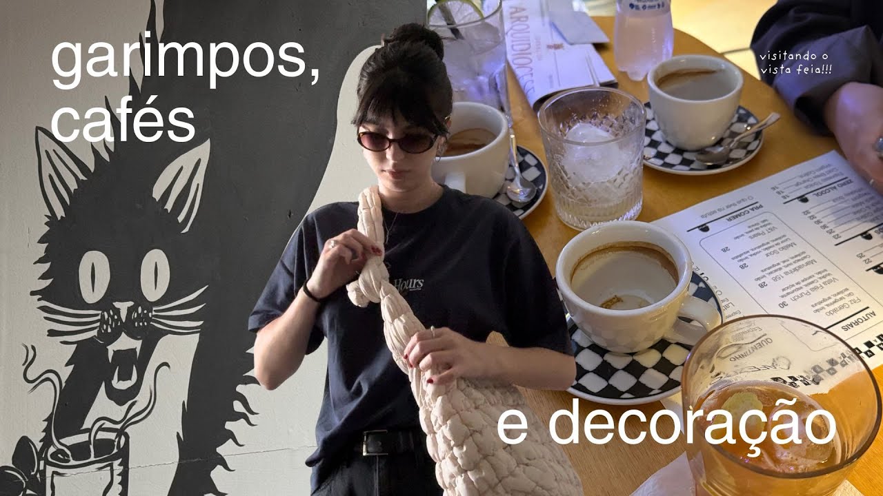 Antiquário, café bar e garimpos diferentes