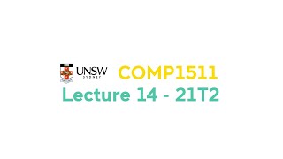 Lecture 14, COMP1511 - Programming Fundamentals 21 Term 2 Wealth