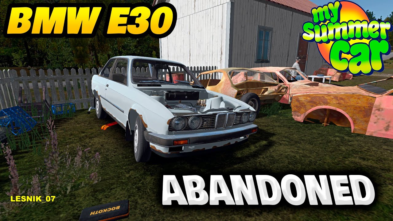 ВОССТАНОВЛЕНИЕ БРОШЕННОЙ НА СВАЛКЕ BMW E30 I My Summer Car