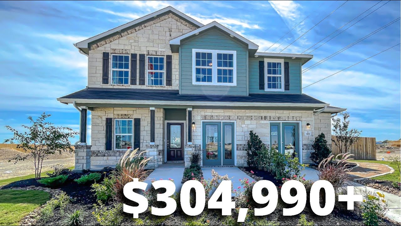 HUGE BRAND NEW MODERN 2 STORY MODEL HOUSE TOUR NEAR SAN ANTONIO TEXAS | STARTING: $304,990+