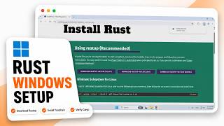How to Install Rust on Windows 11 (2026 Rust Toolchain)