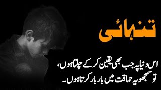 Tanhai Poetry | Sad Poetry Status | Sad Urdu Poetry | Soft People Poetry screenshot 3
