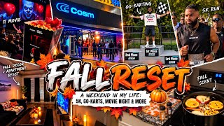 FALL RESET 🍂 | A Weekend in My Life: GUNNA 5K RUN , Go-Karts, Movie Night & More
