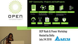 ocp introduction - ocp rack & power workshop @ delta electronics july 24th, 2018