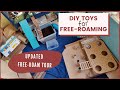 DIY Toys for Free-Roam Area + Updated Free-Roam Tour // make your own pet toys | DIY Pets & Life