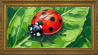 30-Min Oil Painting Frame Art | Ladybug  screenshot 3