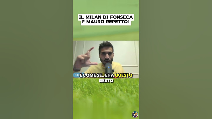 Il Milan di Fonseca è Mauro Repetto
