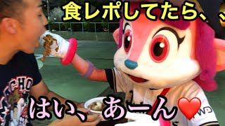 【神ファンサ】神戸で豚丼を食レポしていたらベルちゃんから猛アタックされた