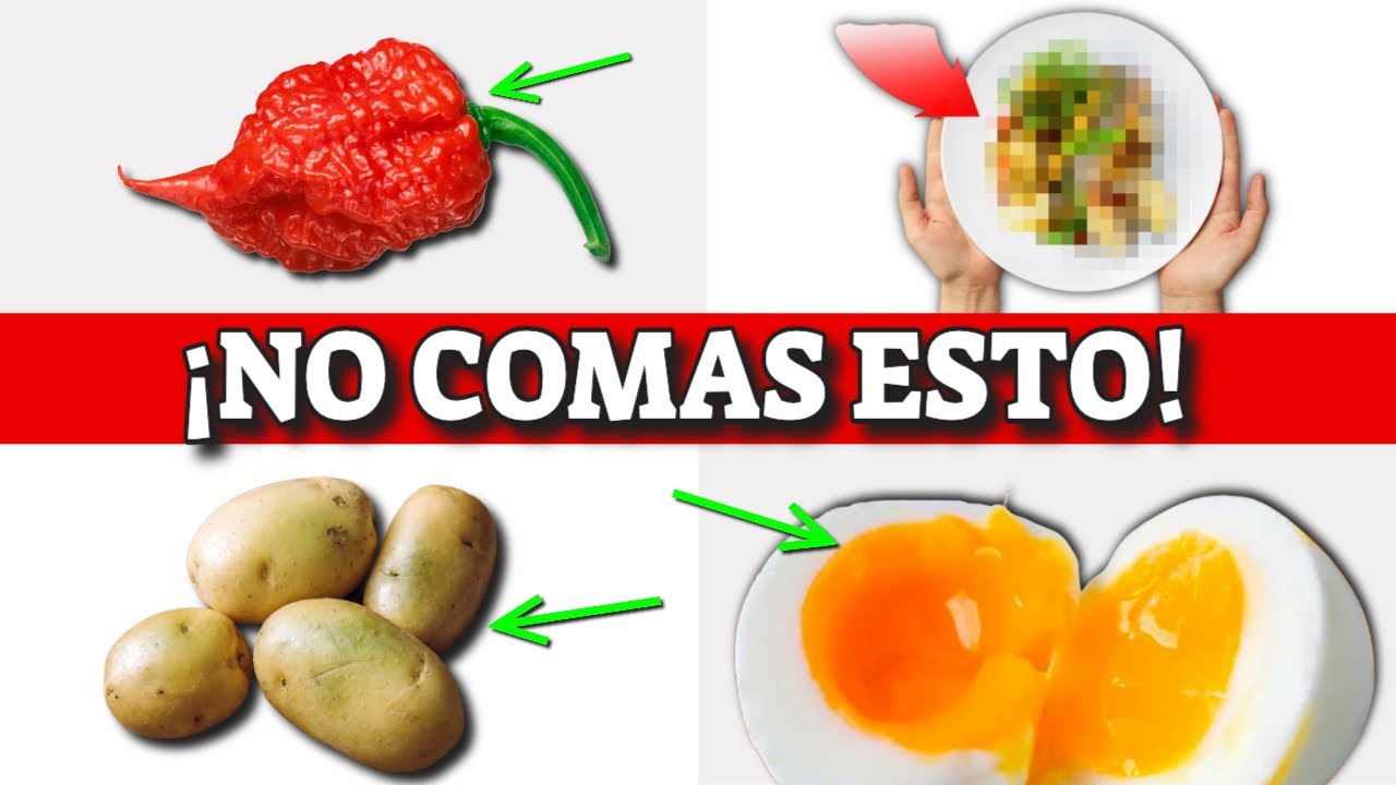 10 Alimentos VENENOSOS para HUMANOS