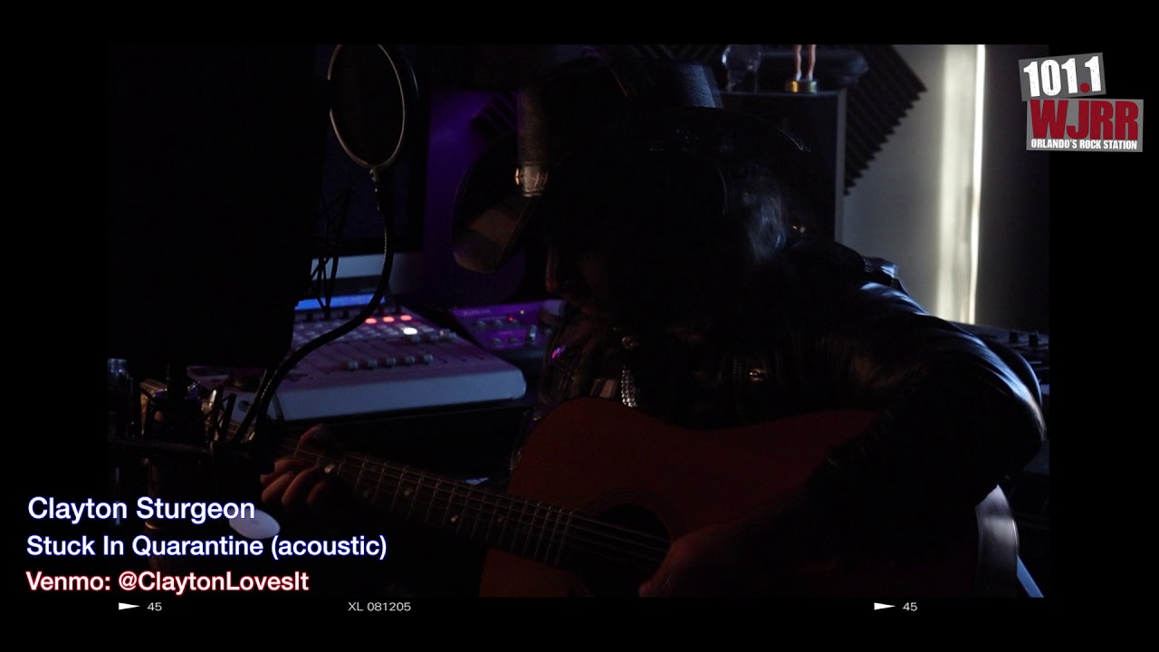 Clayton Sturgeon - "Stuck In Quarantine" live acoustic in studio