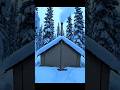 Walking through the frozen forest and stepping❄️⛺#wintercamping #hottent #snowcamping