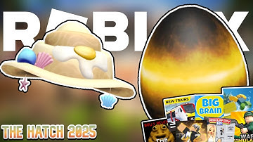 Roblox Event How to get 2 FREE ITEM Beach Benedict Hat + The Egg of the Blinding Corona The Hatch