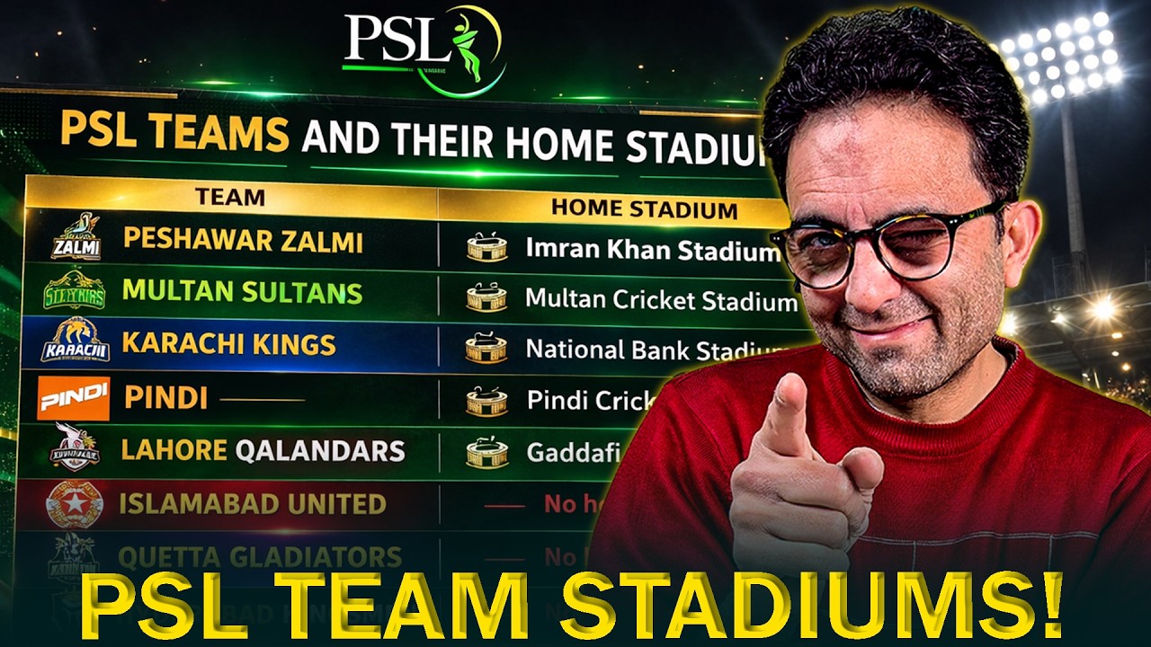 PSL 2026 Teams & Their Home Grounds Revealed – 3 Franchises Still Without a Stadium!