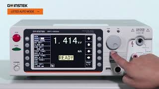 GW INSTEK GPT-15000/GPT-12000 Series Intelligent Safety Analyzer Introduction