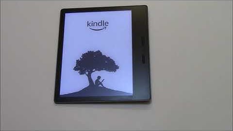 How To Restore An Amazon Kindle Oasis 10th Generation Ebook Reader to Factory Settings