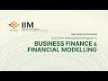 Business finance  financial modelling  iim visakhapatnam  certification course