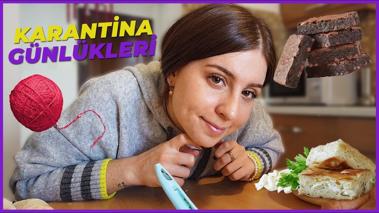KARANTİNA VLOG #1 | YEMEK TARİFLERİ | ÇANTA ASKISI YAPIMI