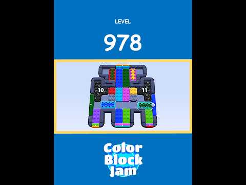 Color Block Jam Level 978 Solution Without Boosters