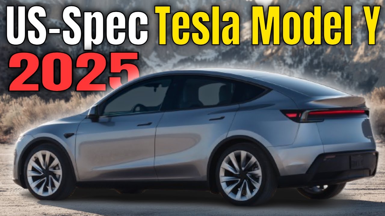 2025 Tesla Model Y Juniper Revealed For USA In March For $59,990 - YouTube